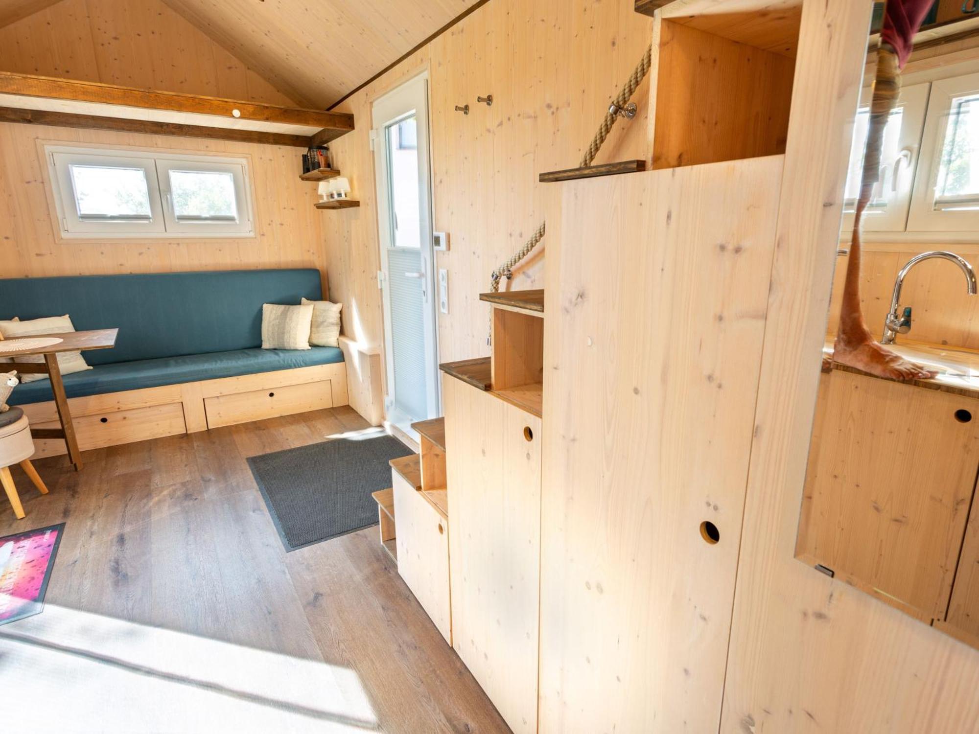 Tiny House Auf Der Alpaka Farm Rubkow Exterior foto